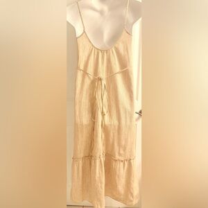 Falconeri Beige Linen Dress